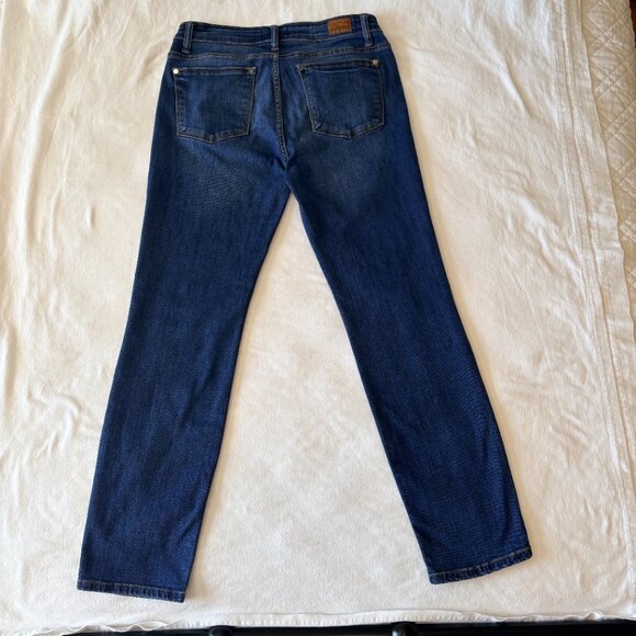 Judy Blue Jeans Dark Wash Straight Fit Stretch Y2K Preppy Classic Size 11/30 - Picture 3 of 12